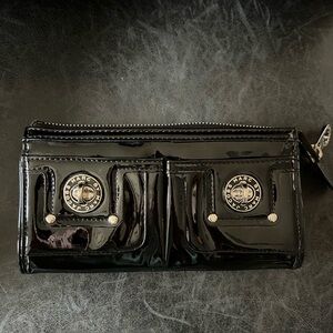 Marc by Marc Jacobs Glossy Black Wallet